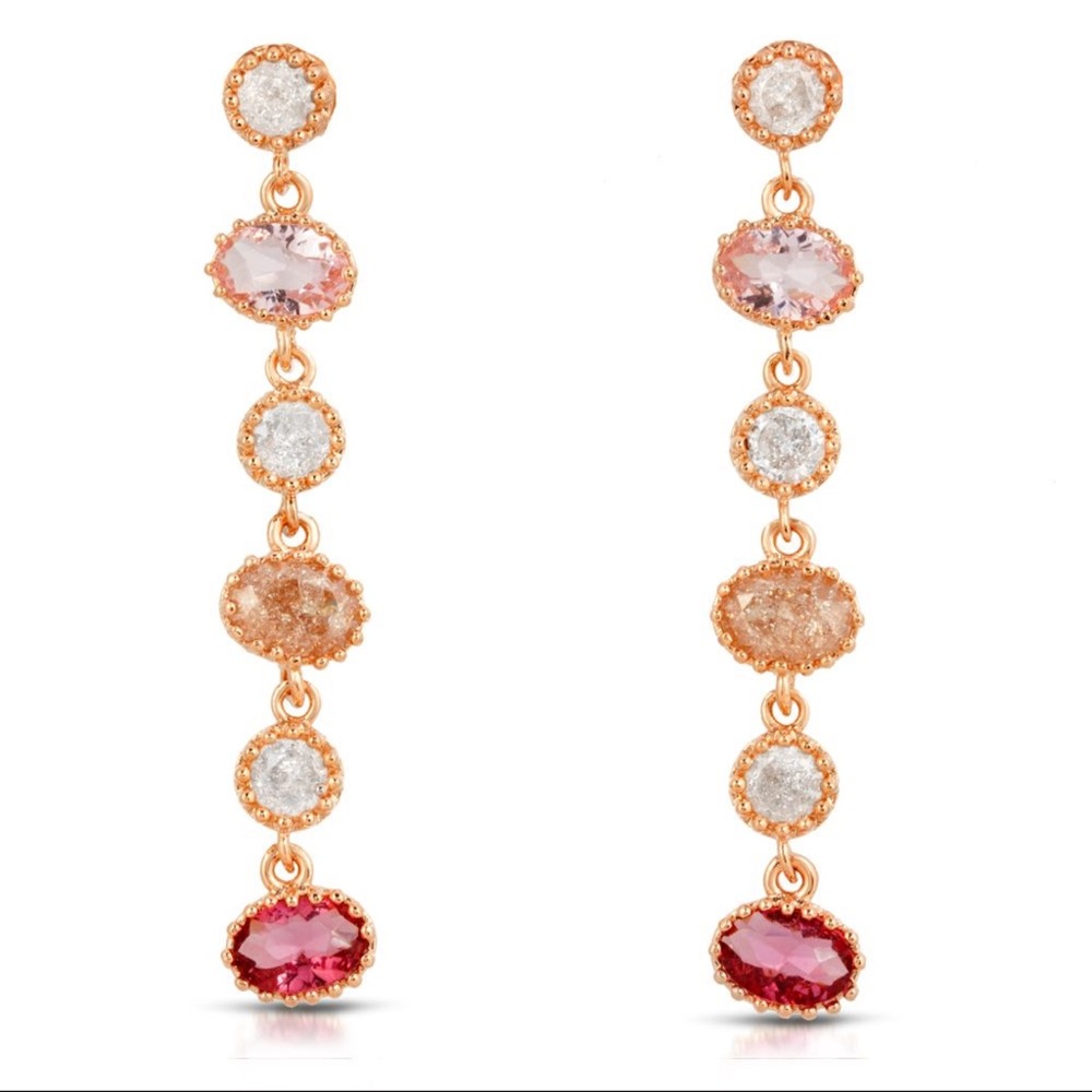 Girls Crew Rose Gold Drop Earrings